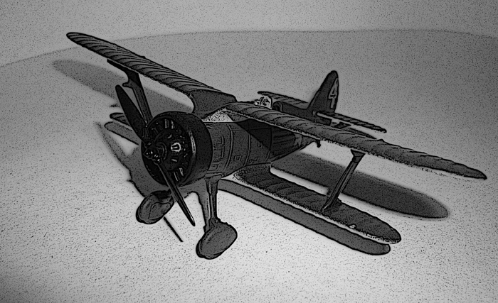 Модель истребителя И-15