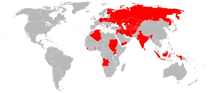 Страны, использующие БМП-2