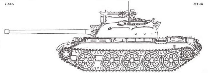 Средний танк Т-54Б