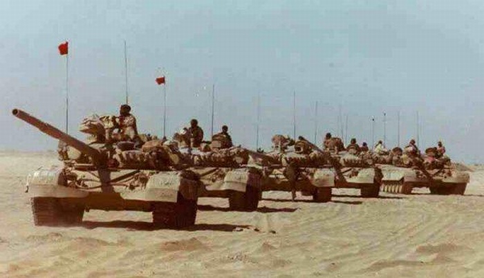 Колонна М-84 из сост. 35 бригады Кувейта