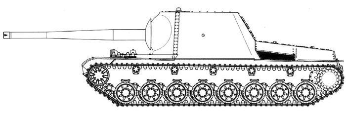 Самоходная артиллерийская установка Т-100X