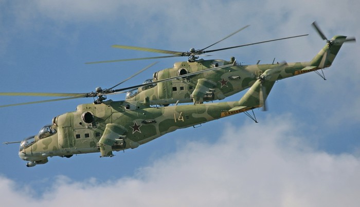 Транспортно-боевой вертолёт Ми-24 «Крокодил»