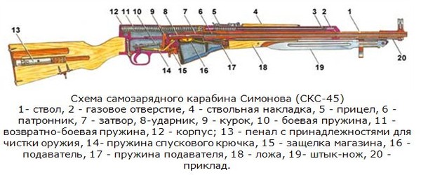 Самозарядный карабин Симонова (СКС-45)