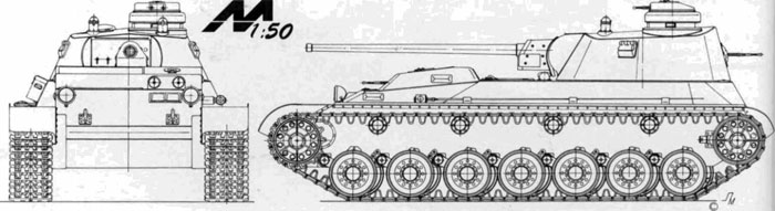 Средний танк А-44