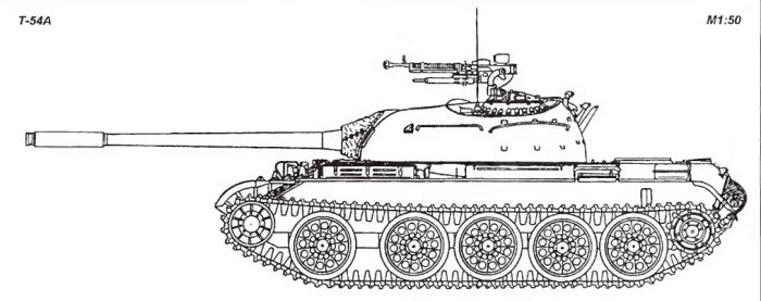 Средний танк Т-54А